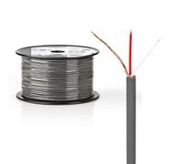 Nedis 100m Balanced Audio Speaker XLR Microphone Flex Cable 2x 0.125mm Reel