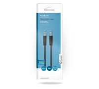 Nedis 10m Slim Stereo AUX Stereo Audio Cable Lead 3.5mm Jack Male to Male