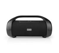 Nedis 120W Bluetooth V5.0 Boombox Portable Wireless Stereo Party Speaker With Rechargeable 4400Mah Battery, 9.5Hrs Play Time, Usb/usb-C/