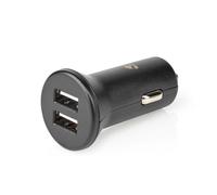 Nedis 12v 24v Dual Car Fast Charger USB Cigarette Lighter Socket 2 Port Adapter