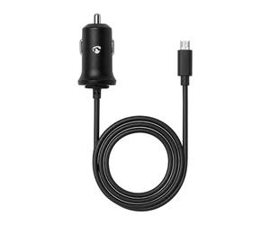 Nedis 12W Car power supply with 1m Micro-USB Cable - Stable Charging