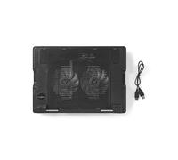 Nedis 18” Laptop Cooler with 2 Ultra Powerful LED Fans