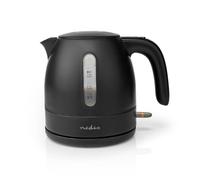 Nedis 1L Electric Kettle with Quick Boil Time, Boil-Dry Protection, 360° Cordless Base and Removable Filter, 2150W - Black