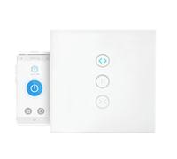 Nedis 2.4GHz 300W Wi-Fi Wall Switch for Shutters and Curtains, White