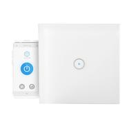 Nedis 2.4GHz Wi-Fi Smart Wall Switch, 300W, for Single Light Fittings, White