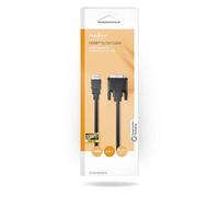 Nedis 2m HDMI to DVI Cable HDMI Male to DVI-D 24+1-Pin Male Black