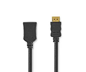Nedis 2M High Speed Hdmi Extension Cable Lead 4K60Hz, Arc, 10.2 Gbps - Black