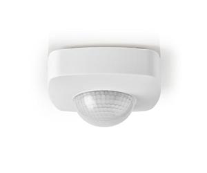 Nedis 360° PIR Motion Sensor Switch, Indoor/Outdoor Ceiling Mount, Adjustable Light Sensitivity & Time, 2/3-Wire - White