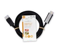 Nedis 3m DisplayPort Cable DisplayPort Male to HDMI™ Connector - Black