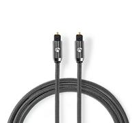 3m Braided TOS Link TOSLink Optical Digital Audio Cable HQ 6mm Lead