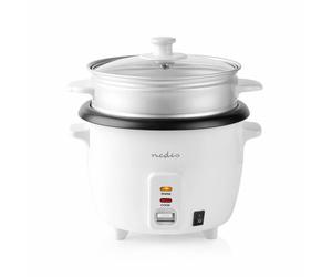 Nedis 400W Rice Cooker 1L Non Stick with Keep Warm Function (Steamer)