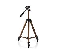 Nedis 50" Tripod for DSLR Camera, Adjustable 40.5cm - 128cm Height, Lightweight Aluminium with Pan Head for 360 Degree Panoramic Shooting, Max. 2Kg, with Travel Bag