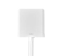 Nedis 5G / 4G / 3G / GSM Antenna for Reliable Signal Reception with 2.5m LMR200 Cable, 698-5000 MHz, Suitable for Outdoor Use - White