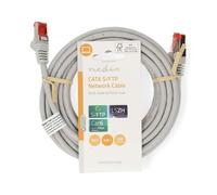 Nedis 5m CAT6 Ethernet Network Cable Internet Gigabit Patch LAN Lead S/FTP Grey