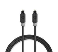 Nedis 5M Digital Audio Optical Toslink Spdif Cable, Optical Male To Optical Male - Anthracite