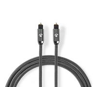 5m Braided TOS Link TOSLink Optical Digital Audio Cable HQ 6mm Lead