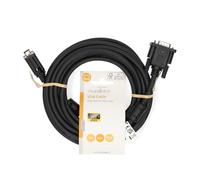 Nedis 5m VGA Cable SVGA PC Computer Monitor LCD Extension Male to Male Lead