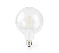 Nedis 5W 500lm E27 Globe Shaped LED Wi-Fi Connected Filament Bulb, Transparent [EEK: F]