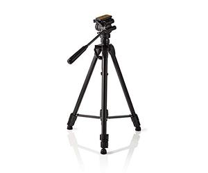 Nedis 65" Tripod for DSLR Camera, Adjustable 60cm - 165cm Height, Lightweight Aluminium with Pan & Tilt Head for 360 Degree Panoramic Shooting, Max. 3Kg, with Travel Bag