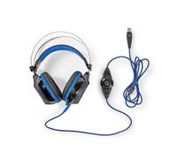 Nedis 7.1 Virtual Surround Wired Gamer Headset with Retractable Microphone