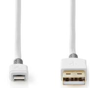 Nedis 8-Pin Lightning to USB-A Cable, 3m (White)