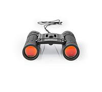 Nedis 8x21 Compact Roof Prism Binoculars | Lightweight and Portable HD Lens | with Carrying Bag, for Bird Watching Sports Travel Sight Seeing - Black