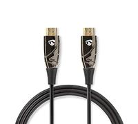 NEDIS High Speed HDMI Cable with Ethernet, AOC, HDMI Connector-HDMI Connector, Black, 10.0 m