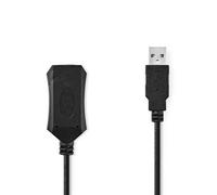 Nedis Active Usb Extension Cable, 10M, Usb-A Male To Usb-A Female - Amplifies Signal Without Extra Power Supply