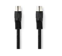 Nedis Audio Cable DIN 5 Pin Male to Male 2m Nickel Plated