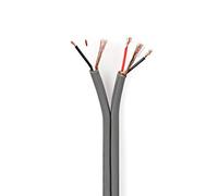 Nedis Balanced Audio Cable 2x (2x 0.16 mm²) 100m Reel Grey COTR15001GY100