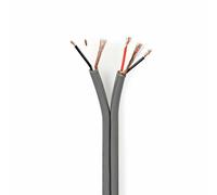 Nedis Balanced Audio Speaker XLR Microphone Cable 2x (2x 0.16mm) 100m Reel Grey
