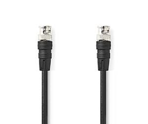 Nedis BNC Video Cable with BNC Male - BNC Male, 3.0 m, Black