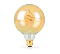 Nedis Bulb LED G95 E27 3.8 W 250 lm 2100 K Style Retro Dimmable, Golden