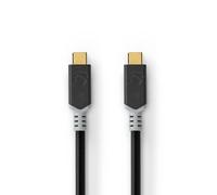 Nedis Cable USB-C Male to USB-C Male 100W 20 Gbps 4K 2m