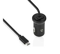 Nedis 12W Car power supply with 1m Micro-USB Cable - Stable reRecharging