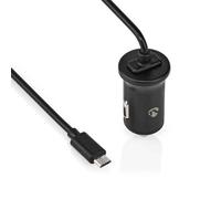 Nedis Car Charger 12W 1X 2.4A Micro Usb (Fixed) Cable, 1M