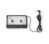 NEDIS Car MP3 Cassette Adapter with 3.5 mm Male Connector, Black