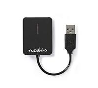 Nedis Card Reader USB 2.0, All-in-One Memory Card Reader to Connect to Notebook or PC for Reading and Writing Data, Supports M2 MS MS-Pro MS-Duo Micro-SD SD MMC RS-MMC Mini-SD