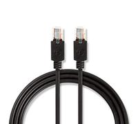 NEDIS - Cat 5e cable - UTP - RJ45 plug - 15 m - round - LSZH - anthracite