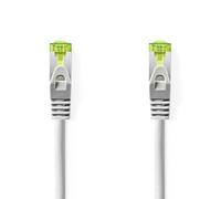 NEDIS Cat7 Ethernet Cable, Double-Shielded Patch Cable for Cat7 Installations, S/FTP, 10 Gbps, RJ45, 1.0m