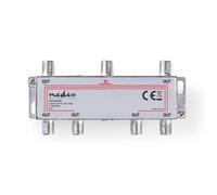 Nedis Catv Splitter Unit Cable Tv Catv Ntl Virgin Media 10 Db / 5-1000 Mhz 1 In 6 Outputs