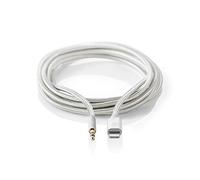 Nedis CCTB39940AL10 Apple Lightning Headphones Adapter Cable | Apple Lightning 8-Pin Male - 3.5 mm Male | 1.00 m | Aluminium