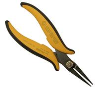 Nedis Circlip Pliers 160 mm, PN 2005 Needle-Nose with Long Serrated Jaws, Suitable for Gripping Components in Hard-to-Reach Areas and Delicate Electronics, Steel Thickness 3 mm, Grip Model ST