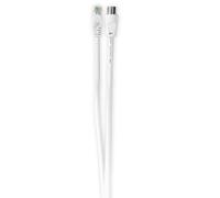 NEDIS Coax Cat6 Combi Cable, IEC Male to Female and RJ45 Male, RG59 Double Shielded 75 Ohm with PE Mantle, CPR Eca Certified - 3.0m White