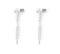 Nedis Coaxkabel 120 dB IEC (Coax) Male Haaks IEC (Coax) Female right-angle 5,0 m white
