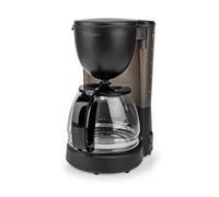 Coffee Maker 1.25L Easy to Use Keep Warm Function Nylon Reusable Filter - Black
