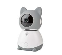 Nedis Connected Wi-Fi Full HD 1080p Indoor Pan Tilt Camera with microSD Slot