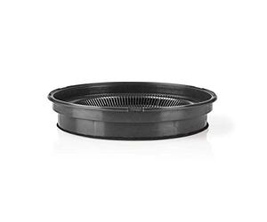 Nedis Cooker Hood Carbon Filter, 190 mm Diameter, Universal Usage with Replacement Indicator - Black
