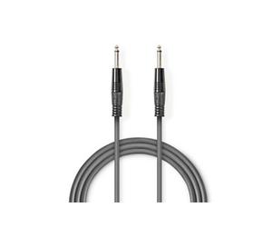 Nedis COTH23000GY15 1.5m Analogue 6.35mm - Interconnect, Grey Sil