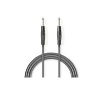 Nedis COTH23000GY50 5m Analogue 6.35mm - Interconnect, Grey Sil